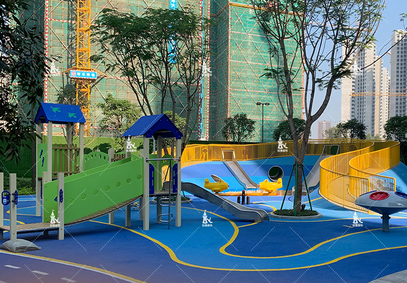 廣東PE滑梯、鉆洞案例